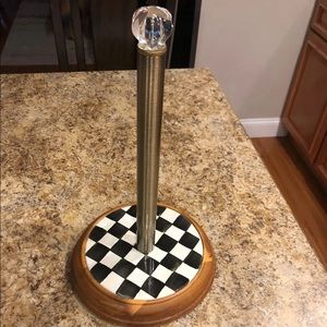 MacKenzie-Childs Courtly Check Paper Towel Holder